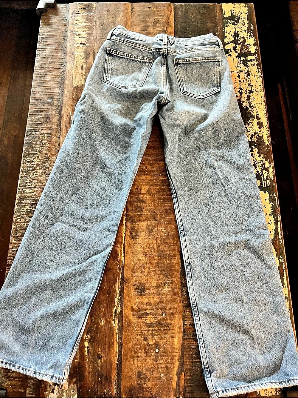 AGOLDE Leg low rise Jeans in Blue Waist 24
